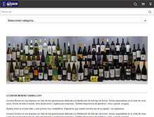 Tablet Screenshot of licoreriamoreno.com